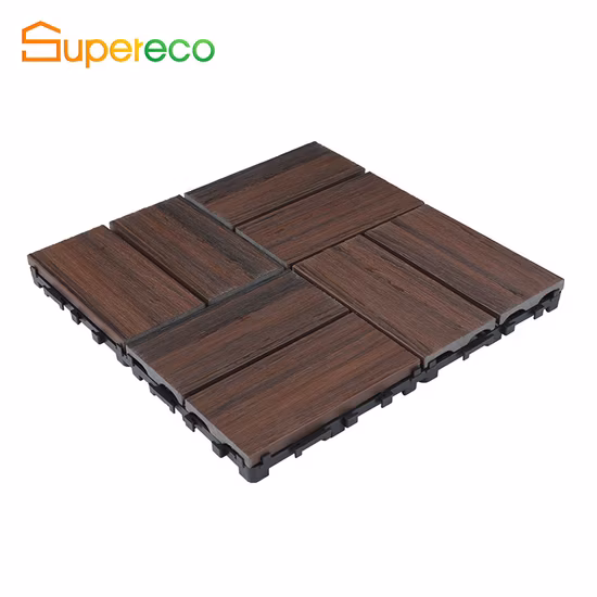 DIY WPC Wood Plastic Composite Deck Tile